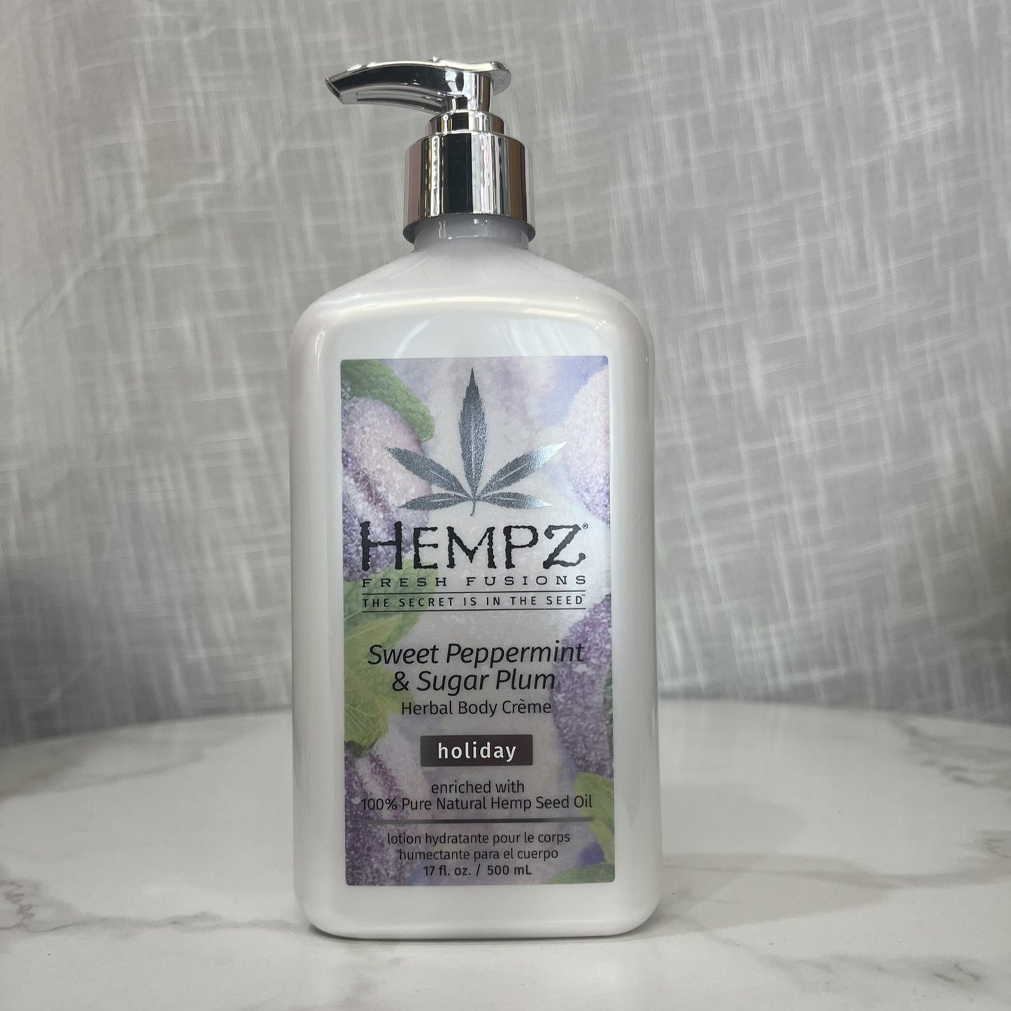 Hempz Triple Moisture Sweet Peppermint & Sugar Plum Body Creme - 17 fl oz