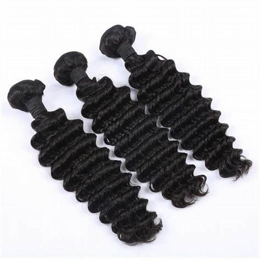 Brazilian Deep Wavy Human Hair 15A